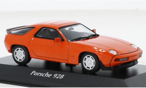 Miniature Porsche 928 1/43 Maxichamps S orange 1979 Porsche 928 1/43 Maxichamps S orange 1979 miniature