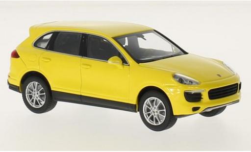 Miniature Porsche Cayenne 1/43 Maxichamps jaune 2014 Porsche Cayenne 1/43 Maxichamps jaune 2014 miniature