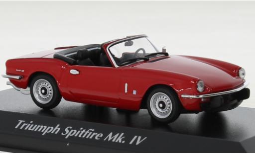Miniature Triumph Spitfire 1/43 Maxichamps MK IV rouge 1972 Triumph Spitfire 1/43 Maxichamps MK IV rouge 1972 miniature