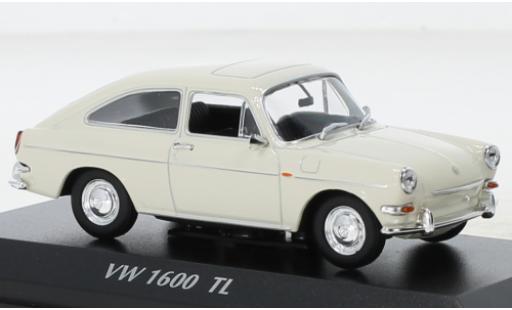 Miniature Volkswagen 1600 1/43 Maxichamps TL beige 1966 Volkswagen 1600 1/43 Maxichamps TL beige 1966 miniature