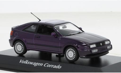 Miniature Volkswagen Corrado 1/43 Maxichamps G60 metallise violetteee 1990 Volkswagen Corrado 1/43 Maxichamps G60 metallise violetteee 1990 miniature