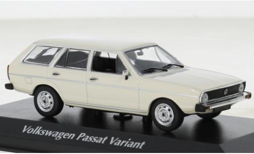 Miniature Volkswagen Passat 1/43 Maxichamps Variant blanche 1975 Volkswagen Passat 1/43 Maxichamps Variant blanche 1975 miniature