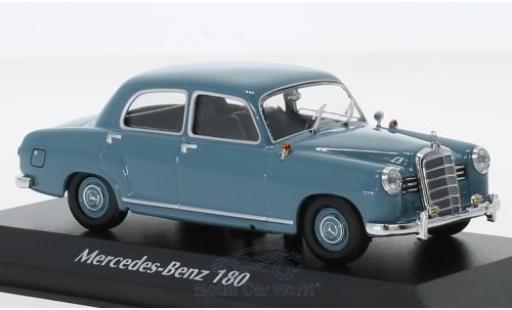 Miniature Mercedes 180 1/43 Maxichamps (W120) bleue 1955 Mercedes 180 1/43 Maxichamps (W120) bleue 1955 miniature