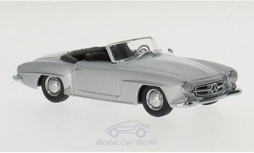 Miniature Mercedes 190 SL 1/43 Maxichamps SL (W121) grise 1955 Mercedes 190 SL 1/43 Maxichamps SL (W121) grise 1955 miniature