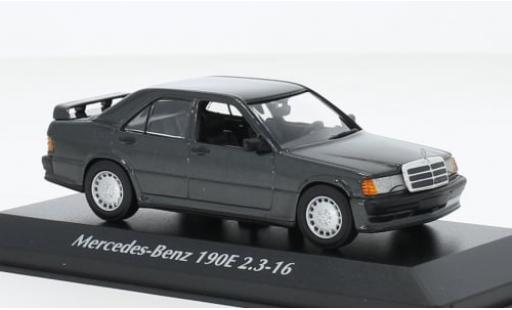 Mercedes 190 1/43 Maxichamps E (W201) 2.3-16 metallise noire 1984 1:43 miniature
