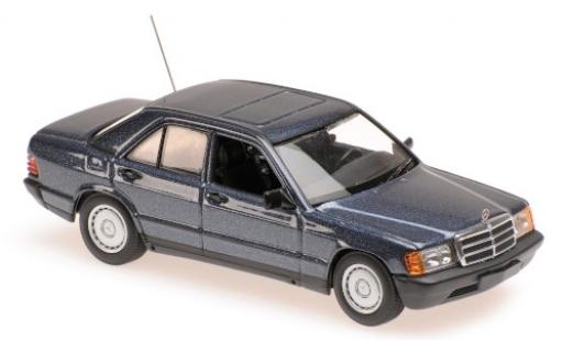Miniature Mercedes 190 1/43 Maxichamps E (W201) metallise bleue 1984 Mercedes 190 1/43 Maxichamps E (W201) metallise bleue 1984 miniature