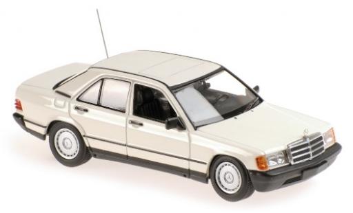 Miniature Mercedes 190 1/43 Maxichamps E (W201) blanche 1984 Mercedes 190 1/43 Maxichamps E (W201) blanche 1984 miniature