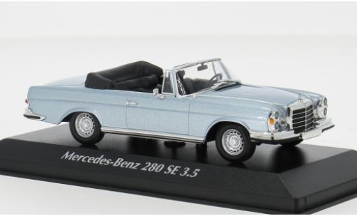 Miniature Mercedes 280 1/43 Maxichamps SE 3.5 (W111) Cabriolet bleue 1970 1:43 Mercedes 280 1/43 Maxichamps SE 3.5 (W111) Cabriolet bleue 1970 1:43 miniature