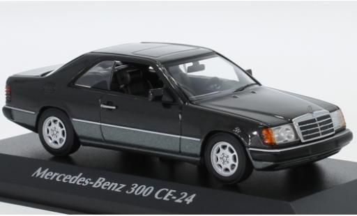 Miniature Mercedes Classe E 1/43 Maxichamps 300 CE-24 (C124) metallise noire 1991 Mercedes Classe E 1/43 Maxichamps 300 CE-24 (C124) metallise noire 1991 miniature