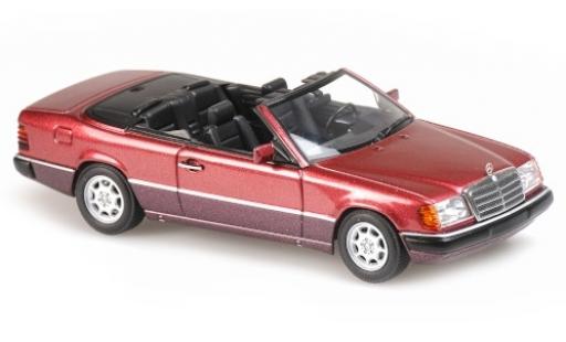 Miniature Mercedes 300 1/43 Maxichamps CE-24 Cabriolet (A124) metallise rouge 1991 Mercedes 300 1/43 Maxichamps CE-24 Cabriolet (A124) metallise rouge 1991 miniature