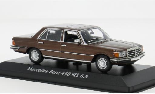 Miniature Mercedes 450 1/43 Maxichamps SEL (W116) metallise marron 1972 1:43 Mercedes 450 1/43 Maxichamps SEL (W116) metallise marron 1972 1:43 miniature