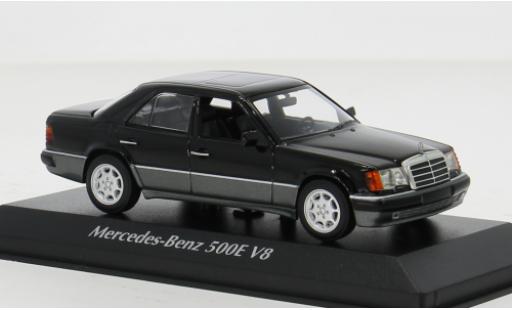 Miniature Mercedes 500 1/43 Maxichamps E (W124) noire 1991 1:43 Mercedes 500 1/43 Maxichamps E (W124) noire 1991 1:43 miniature
