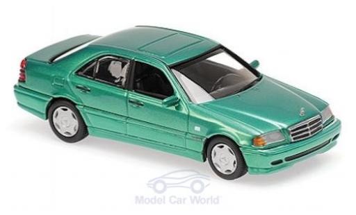 Miniature Mercedes Classe C 1/43 Maxichamps (W202) metallise verte 1997 Mercedes Classe C 1/43 Maxichamps (W202) metallise verte 1997 miniature