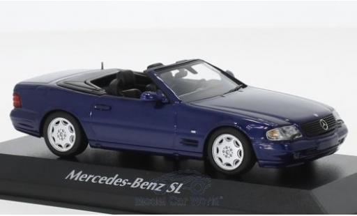 Miniature Mercedes Classe SL 1/43 Maxichamps SL bleue 1999 Mercedes Classe SL 1/43 Maxichamps SL bleue 1999 miniature