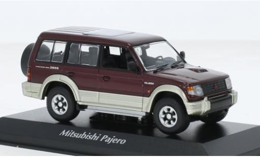 Mitsubishi Pajero 1/43 Maxichamps LWB metallise rouge 1991 1:43 miniature
