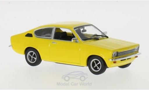 Miniature Opel Kadett E 1/43 Maxichamps C Coupe jaune 1974 Opel Kadett E 1/43 Maxichamps C Coupe jaune 1974 miniature