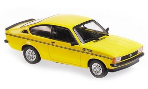 Miniature Opel Kadett 1/43 Maxichamps C GT/E jaune 1978 Opel Kadett 1/43 Maxichamps C GT/E jaune 1978 miniature
