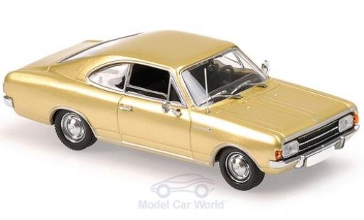 Miniature Opel Rekord 1/43 Maxichamps C Coupe gold 1966 Opel Rekord 1/43 Maxichamps C Coupe gold 1966 miniature