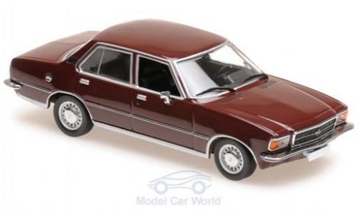 Miniature Opel Rekord 1/43 Maxichamps D rouge 1975 Opel Rekord 1/43 Maxichamps D rouge 1975 miniature
