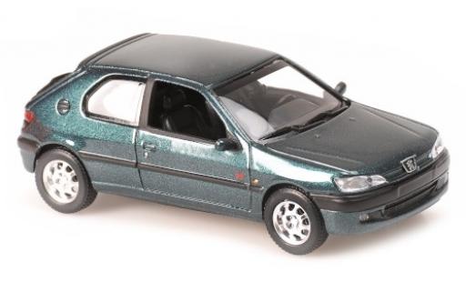 Miniature Peugeot 306 1/43 Maxichamps metallise verte 1998 Peugeot 306 1/43 Maxichamps metallise verte 1998 miniature