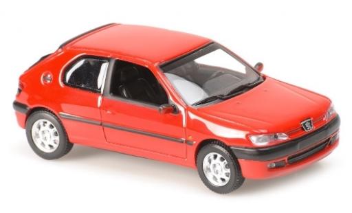Miniature Peugeot 306 1/43 Maxichamps rouge 1998 Peugeot 306 1/43 Maxichamps rouge 1998 miniature