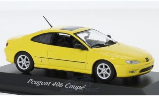 Miniature Peugeot 406 1/43 Maxichamps Coupe jaune 1997 Peugeot 406 1/43 Maxichamps Coupe jaune 1997 miniature