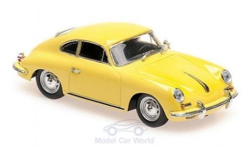 Miniature Porsche 356 1/43 Maxichamps B Coupe jaune 1961 Porsche 356 1/43 Maxichamps B Coupe jaune 1961 miniature