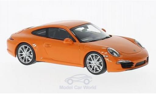 Miniature Porsche 991 S 1/43 Maxichamps 911 () Carrera S orange 2012 Porsche 991 S 1/43 Maxichamps 911 () Carrera S orange 2012 miniature
