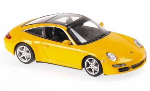 Miniature Porsche 997 Targa 1/43 Maxichamps 911 () Targa jaune 2006 Porsche 997 Targa 1/43 Maxichamps 911 () Targa jaune 2006 miniature