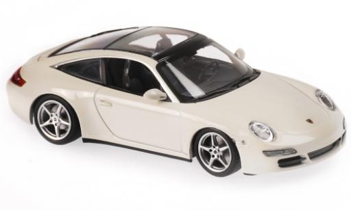Miniature Porsche 997 Targa 1/43 Maxichamps 911 () Targa blanche 2006 Porsche 997 Targa 1/43 Maxichamps 911 () Targa blanche 2006 miniature