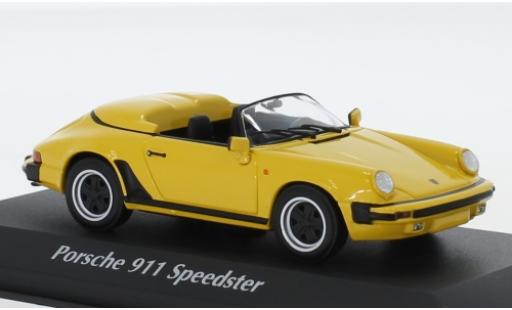 Miniature Porsche 930 Speedster 1/43 Maxichamps 911 Speedster jaune 1988 Porsche 930 Speedster 1/43 Maxichamps 911 Speedster jaune 1988 miniature