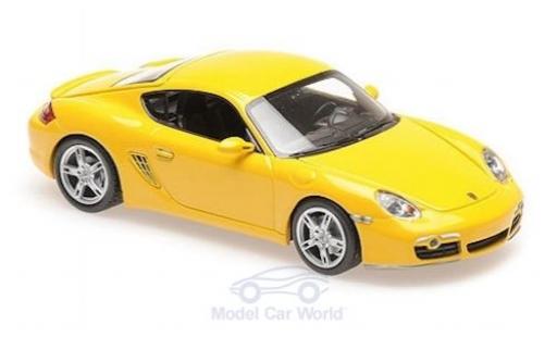 Miniature Porsche Cayman S 1/43 Maxichamps S jaune 2005 Porsche Cayman S 1/43 Maxichamps S jaune 2005 miniature