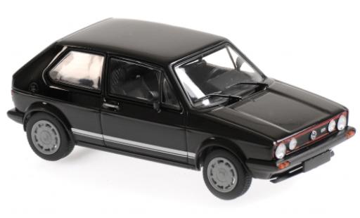 Miniature Volkswagen Golf 1/43 Maxichamps I GTI noire 1983 Volkswagen Golf 1/43 Maxichamps I GTI noire 1983 miniature
