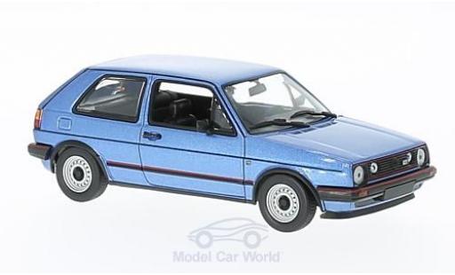 Miniature Volkswagen Golf V 1/43 Maxichamps II GTI metallise bleue 1985 Volkswagen Golf V 1/43 Maxichamps II GTI metallise bleue 1985 miniature