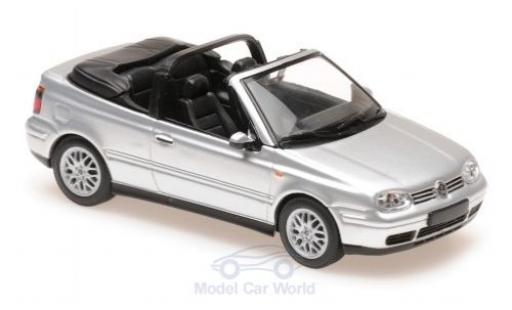 Miniature Volkswagen Golf 1/43 Maxichamps IV Cabriolet grise 1998 Volkswagen Golf 1/43 Maxichamps IV Cabriolet grise 1998 miniature