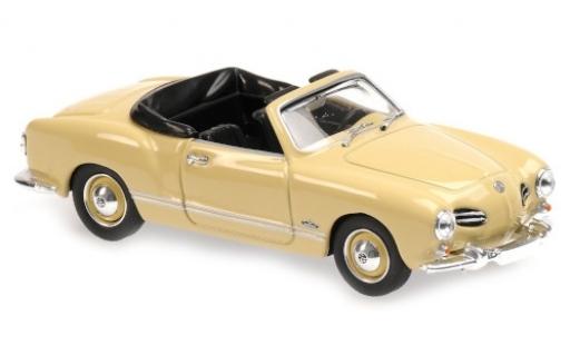 Miniature Volkswagen Karmann 1/43 Maxichamps Ghia Cabriolet (Typ 14) beige 1955 Volkswagen Karmann 1/43 Maxichamps Ghia Cabriolet (Typ 14) beige 1955 miniature