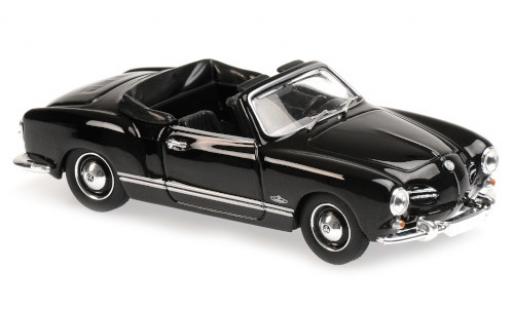 Miniature Volkswagen Karmann 1/43 Maxichamps Ghia Cabriolet (Typ 14) noire 1955 Volkswagen Karmann 1/43 Maxichamps Ghia Cabriolet (Typ 14) noire 1955 miniature