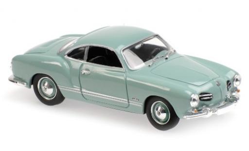 Miniature Volkswagen Karmann 1/43 Maxichamps Ghia Coupe bleue 1955 Volkswagen Karmann 1/43 Maxichamps Ghia Coupe bleue 1955 miniature