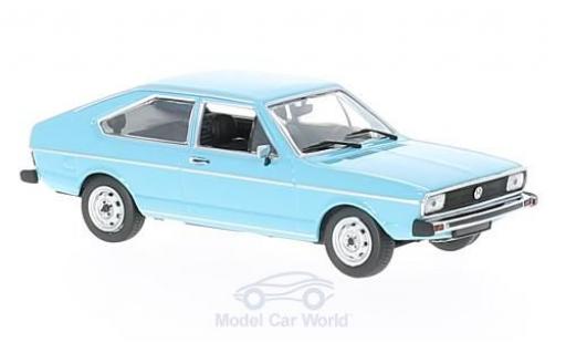 Miniature Volkswagen Passat 1/43 Maxichamps bleue 1975 Volkswagen Passat 1/43 Maxichamps bleue 1975 miniature