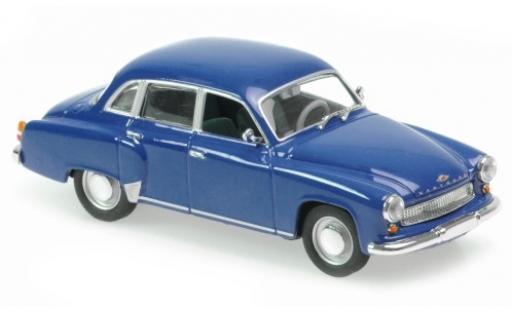 Miniature Wartburg 311 1/43 Maxichamps bleue 1959 Wartburg 311 1/43 Maxichamps bleue 1959 miniature
