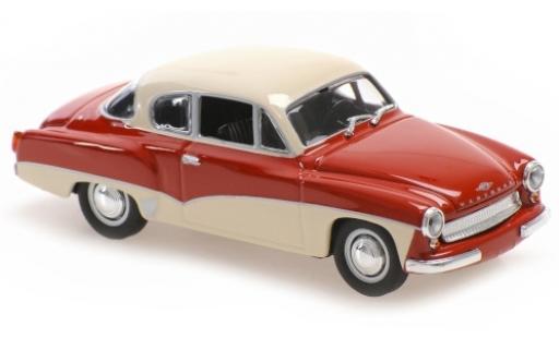Miniature Wartburg 311 1/43 Maxichamps Coupe rouge/blanche 1958 Wartburg 311 1/43 Maxichamps Coupe rouge/blanche 1958 miniature
