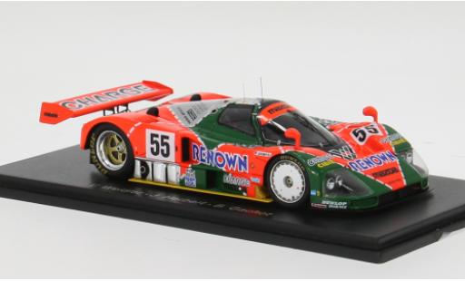 Mazda 787B 1/43 Spark 24h Le Mans 1991 speed Co. Ltd. #55 V.Weidler/J.Herbert 1:43 miniature