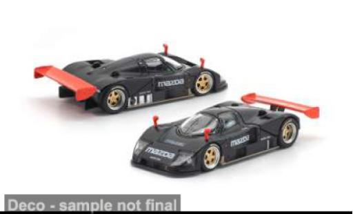 Mazda 787B 1/64 Pop Race Test Car noire/rouge 1991 1:64