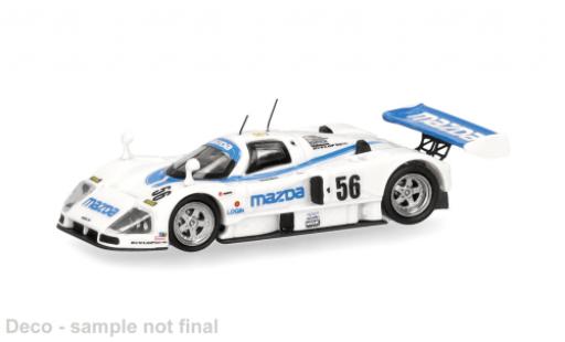 Miniature Mazda 787B blanche/bleue #56 1/87 Micro City 87