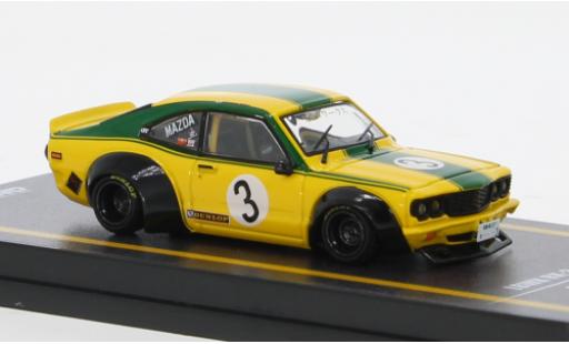 Miniature Mazda RX3 1/64 INNO64 Savanna jaune 1:64 Mazda RX3 1/64 INNO64 Savanna jaune 1:64 miniature