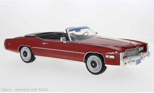 Miniature Cadillac Eldorado 1/18 MCG Cabriolet metallise rouge 1976 1:18 Cadillac Eldorado 1/18 MCG Cabriolet metallise rouge 1976 1:18 miniature