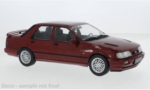 Ford Sierra 1/18 MCG Cosworth 4x4 metallise rouge 1990 1:18 miniature