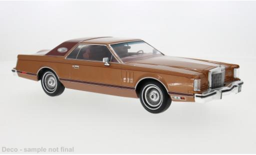 Miniature Lincoln Continental 1/18 MCG Mark V kupfer 1978 1:18 Lincoln Continental 1/18 MCG Mark V kupfer 1978 1:18 miniature