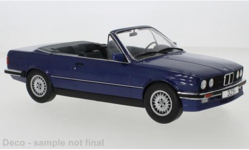 Miniature Bmw 325 1/18 MCG i (E30) Cabriolet metallise bleue 1985 Bmw 325 1/18 MCG i (E30) Cabriolet metallise bleue 1985 miniature