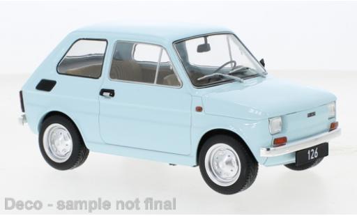Fiat 126 1/18 MCG bleue 1972 miniature